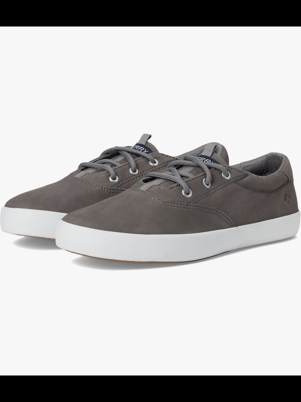 Sperry Kid's Spinnaker Washable Sneaker in grey